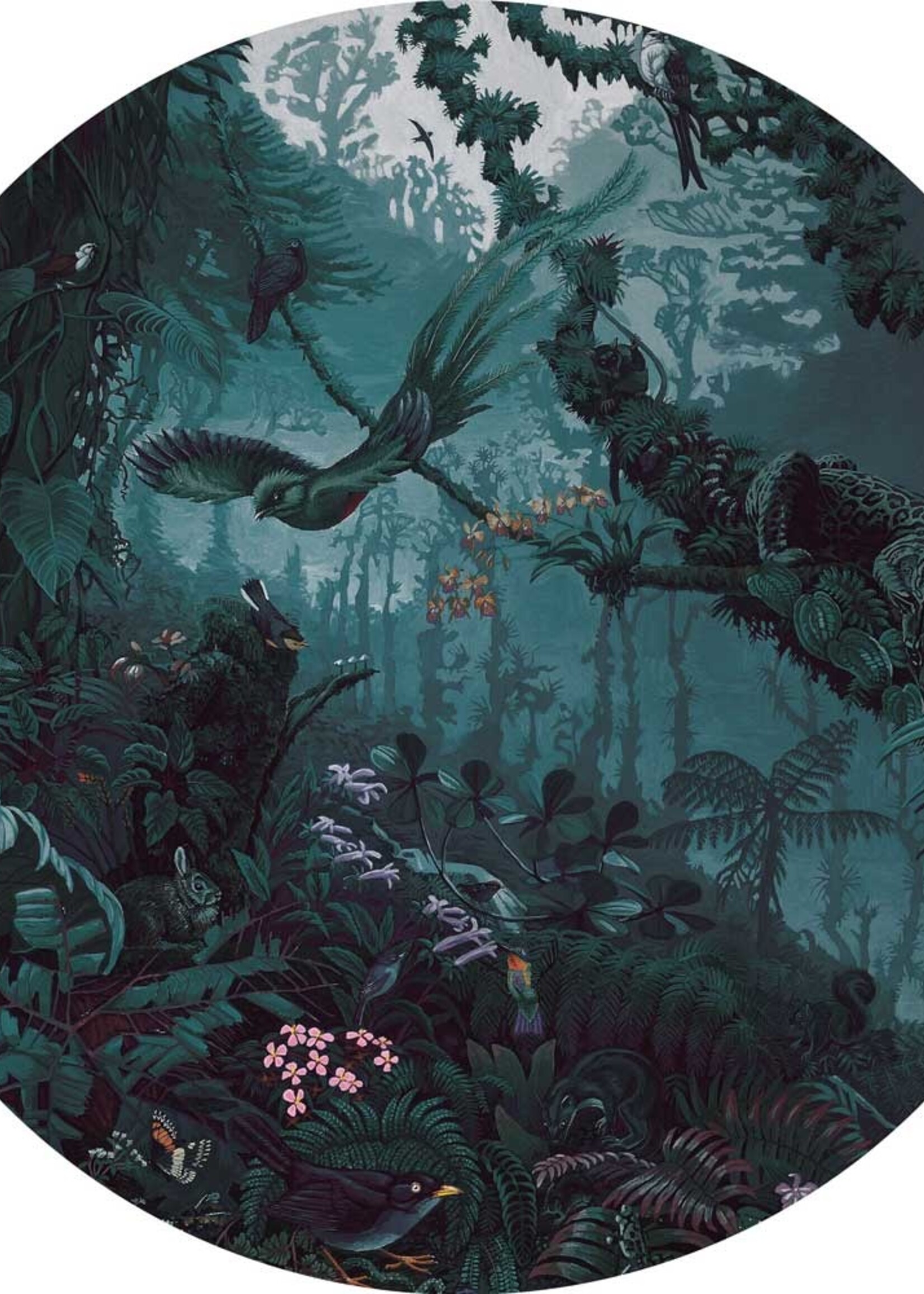 Tapetenpaneel rund Tropical Landscapes
