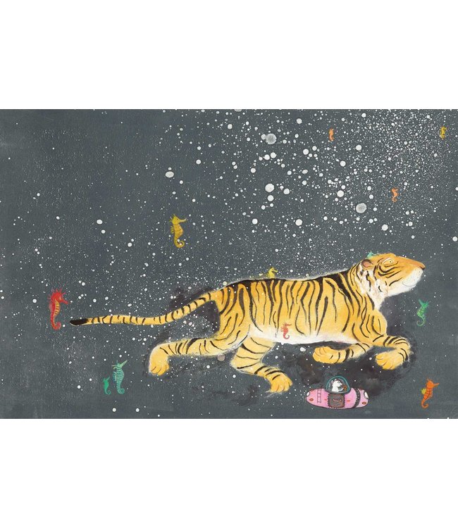 Wall Mural Smiling Tiger