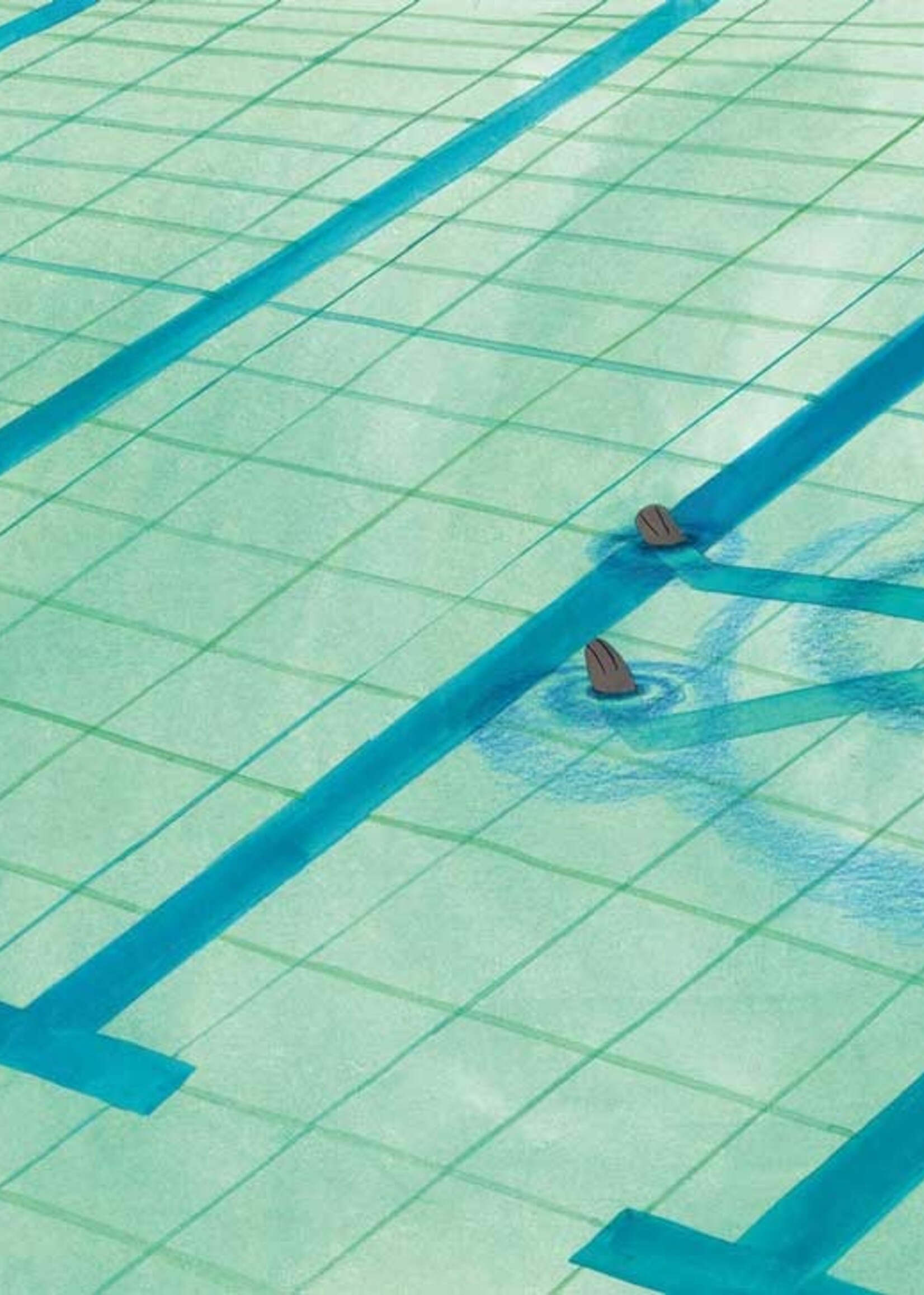 Fotobehang Swimming Lesson