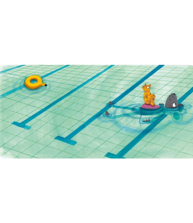 Wall Mural Swimming Lesson