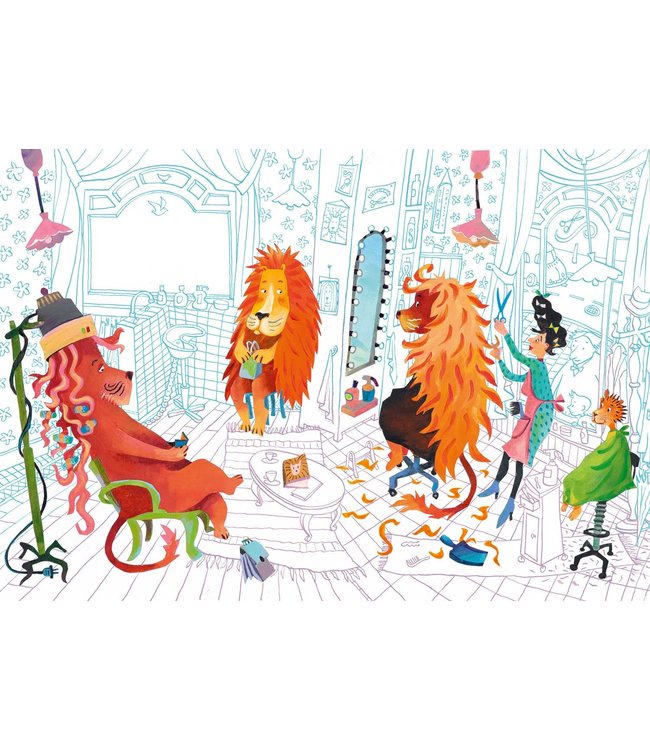 Wall Mural Lion's Haircut
