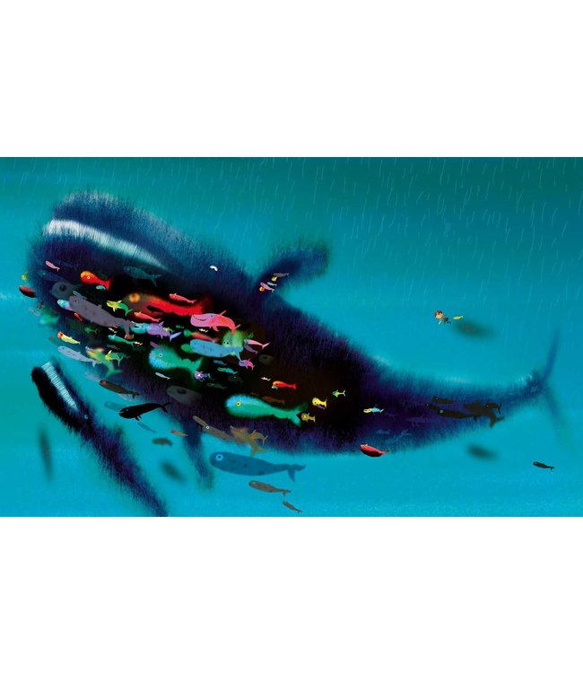 Fotobehang Swimming with Whale