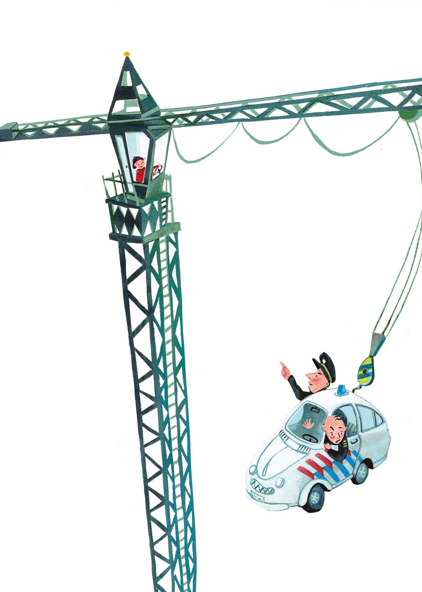 Fotobehang Crane Driver