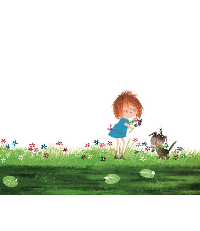 Fiep Westendorp Wall Mural Picking Flowers