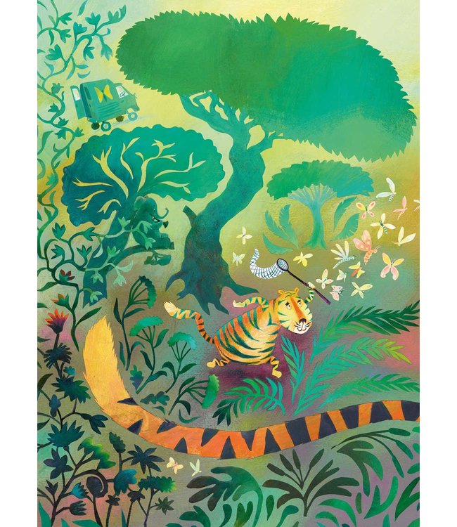 Wall Mural Hunting Tiger