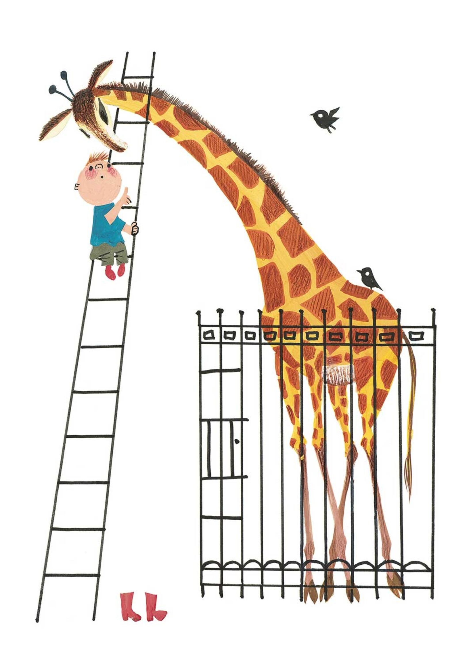 Wall Mural Giant Giraffe