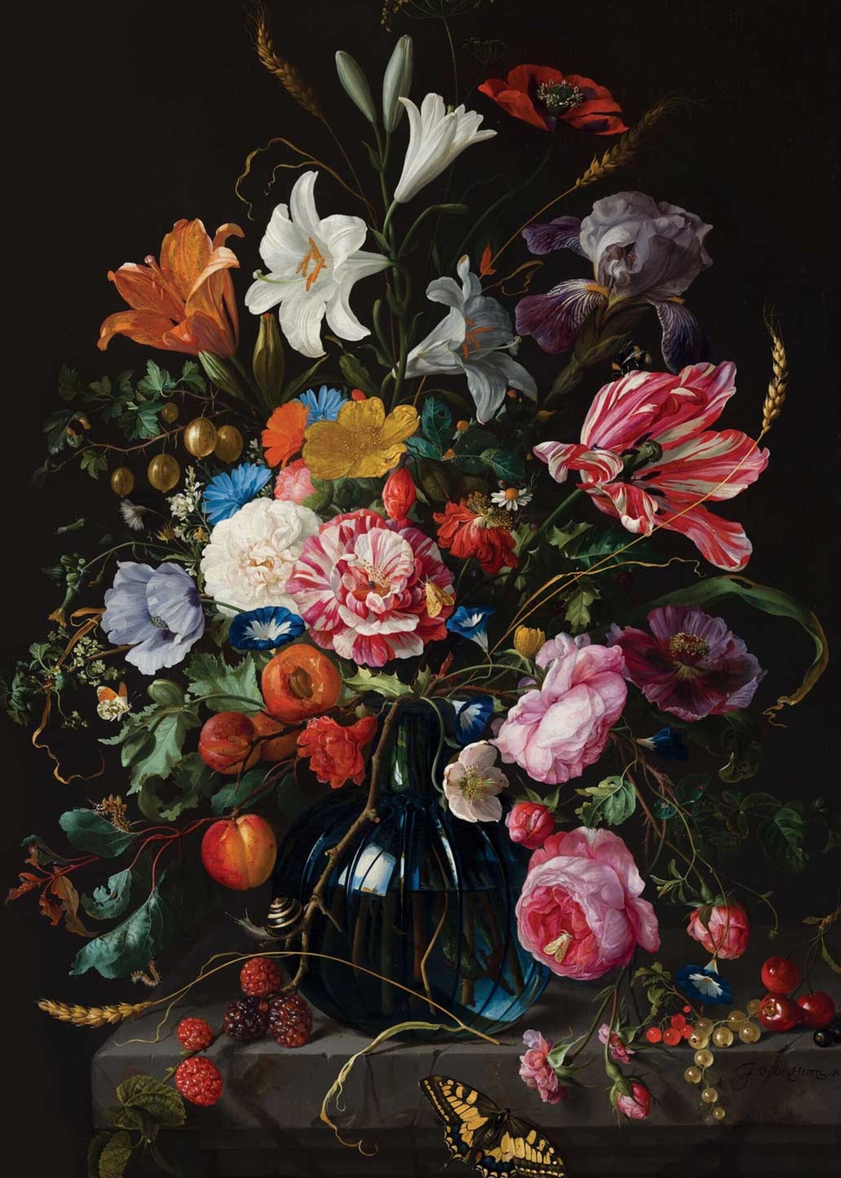 Wall Mural Golden Age Flowers