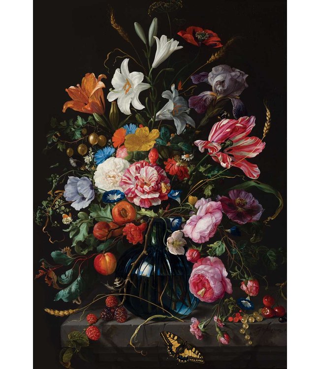 Bloemen behang Golden Age Flowers