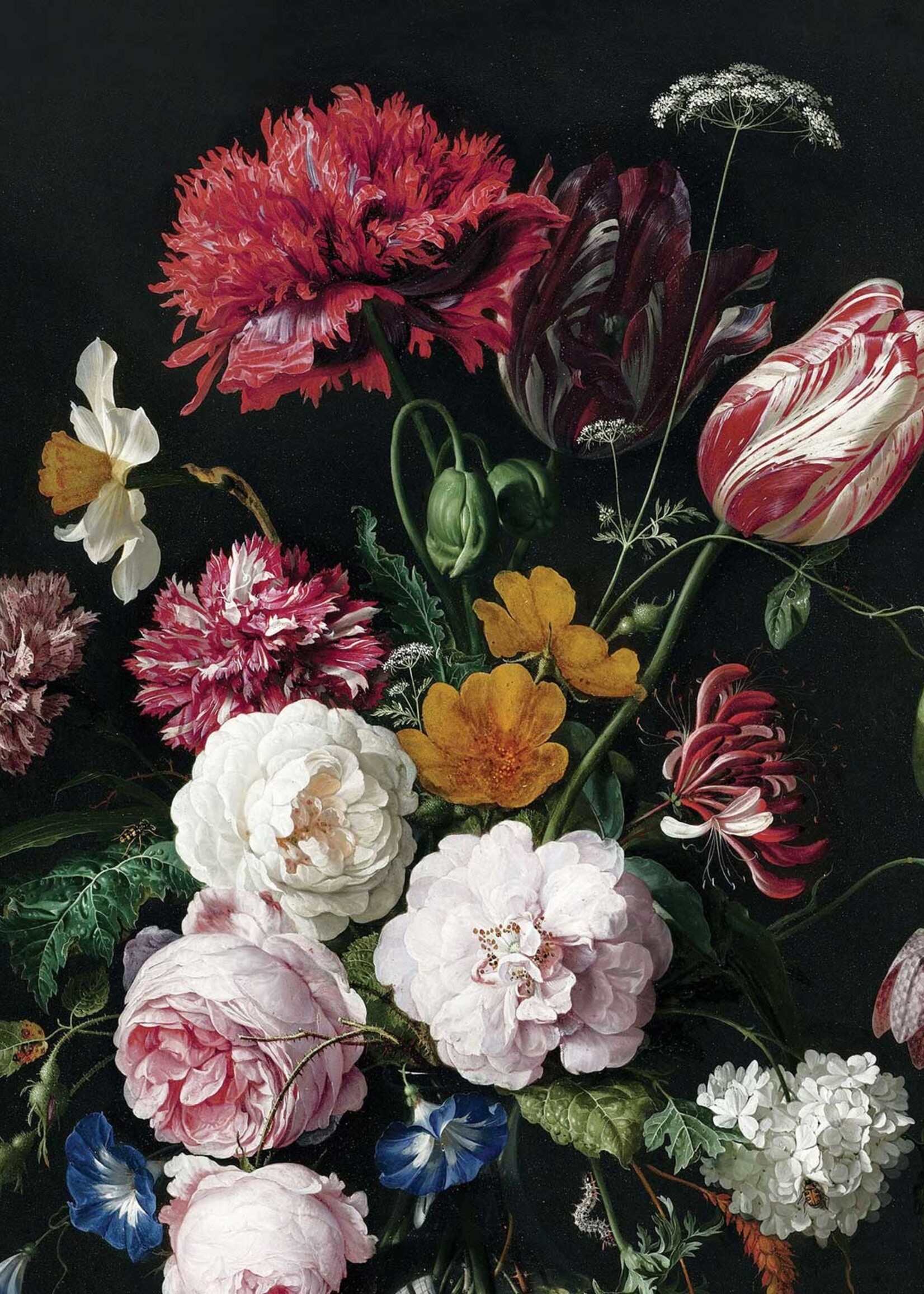 Wall Mural Golden Age Flowers