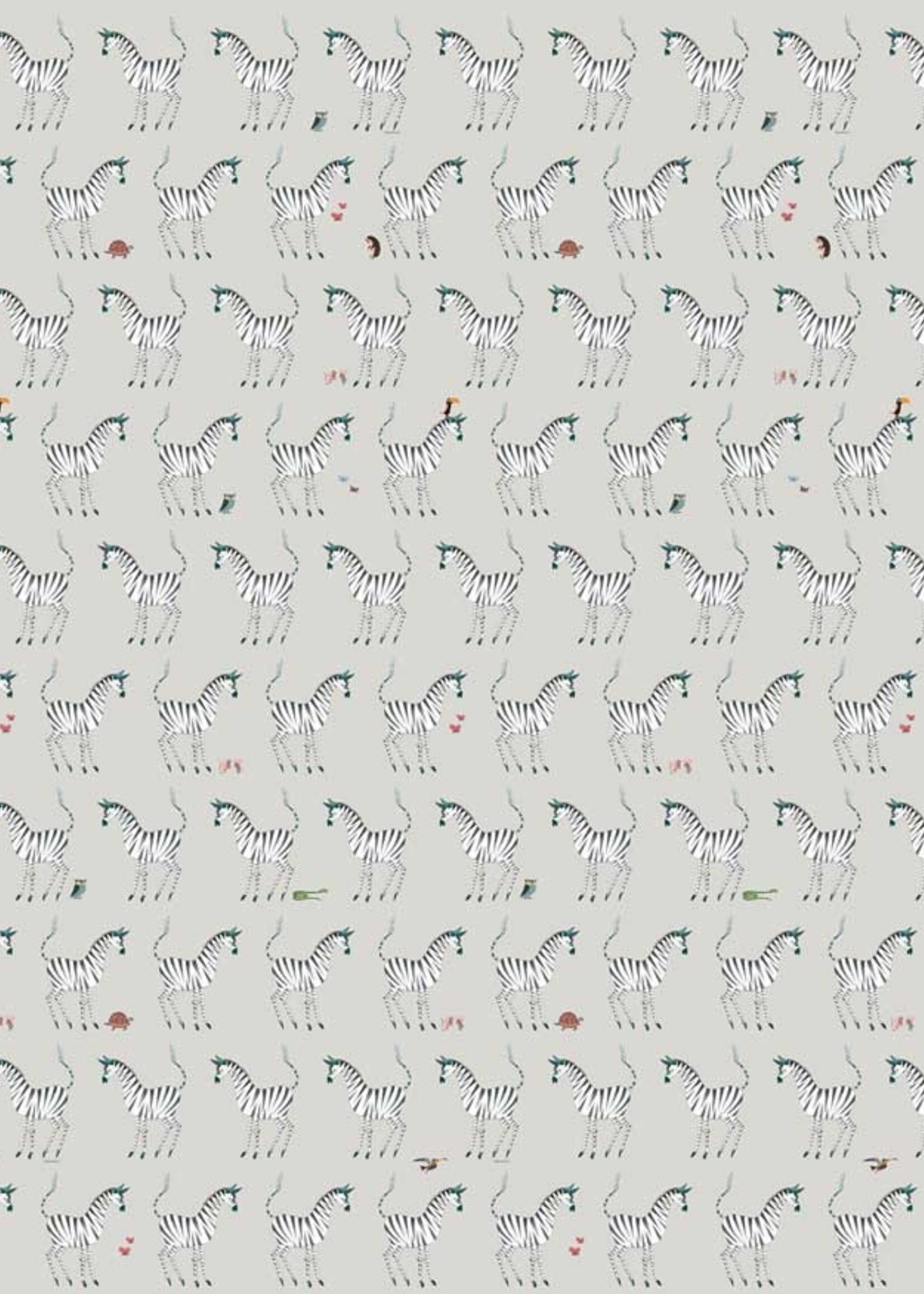 Wallpaper Fiep Westendorp Zebra, Grey, 97.4 x 280 cm