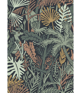 Wallpaper with botanical pattern, FR-025