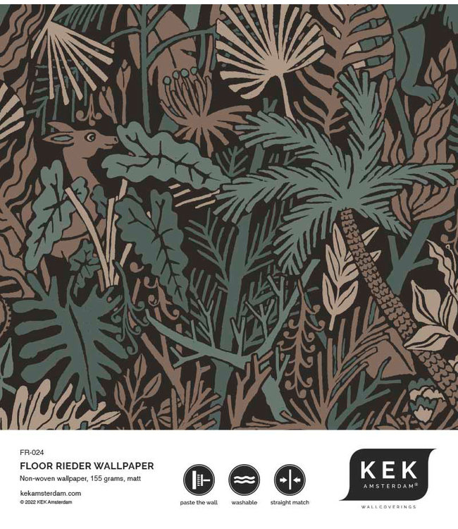 Botanical Wallpaper by Floor Rieder, 100 x 280 cm
