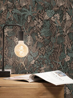 Herhaalbaar Wallpaper with botanical pattern