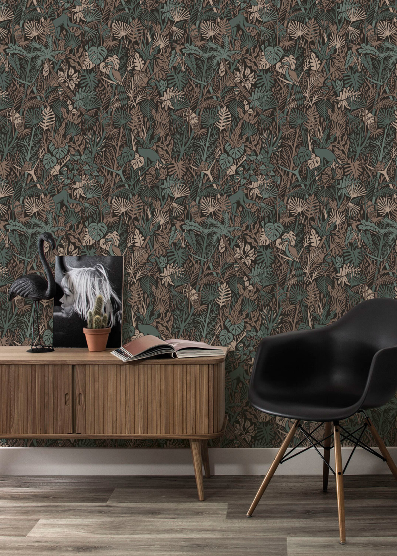 Herhaalbaar Tapete mit botanische Muster von Floor Rieder, 100 x 280 cm
