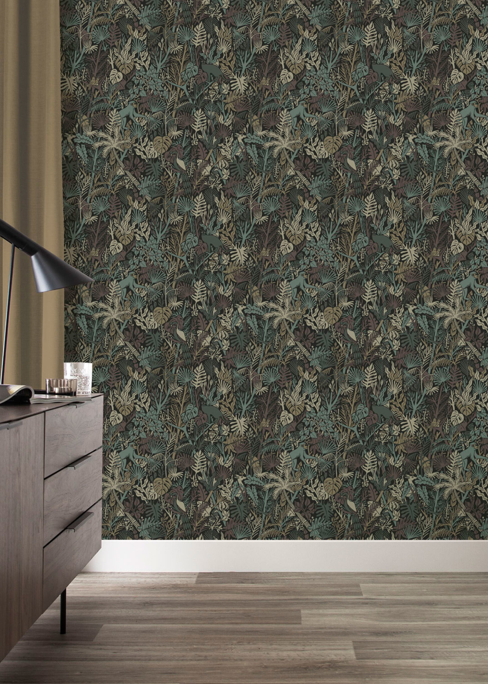 Herhaalbaar Botanical Wallpaper by Floor Rieder, 100 x 280 cm