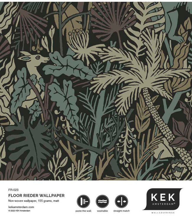 Botanical Wallpaper by Floor Rieder, 100 x 280 cm