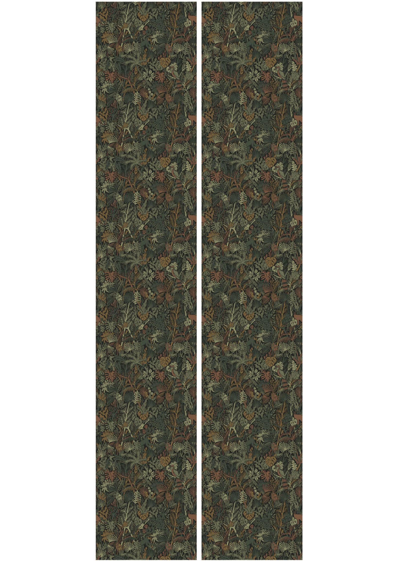 Botanisch patroon behang door Floor Rieder, 100 x 280 cm