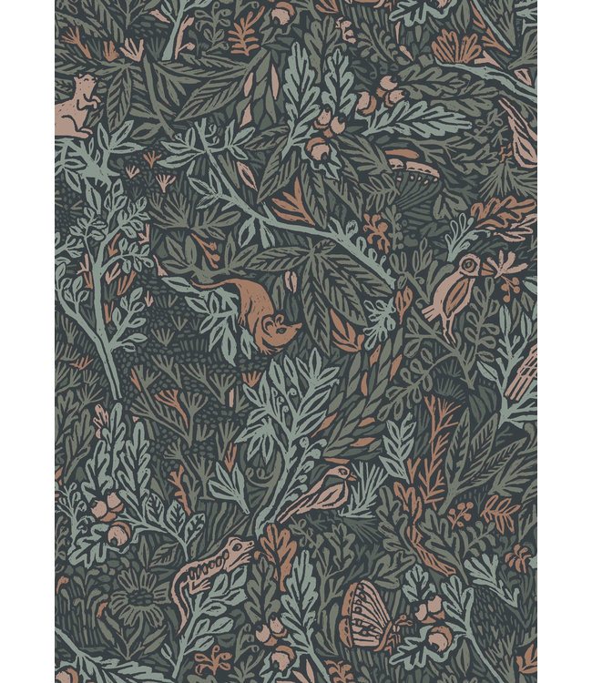 Tapete mit botanische Muster von Floor Rieder, 100 x 280 cm