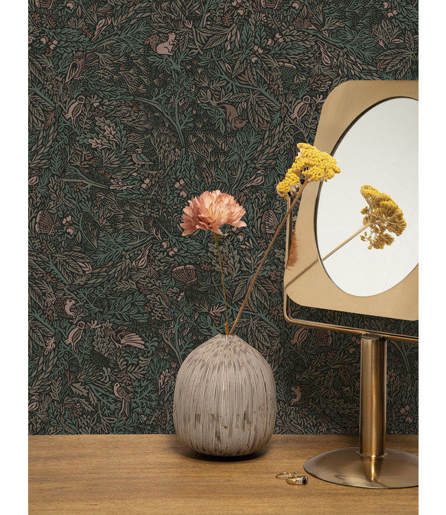 Tapete mit botanische Muster von Floor Rieder, 100 x 280 cm