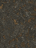 Wallpaper with botanical pattern