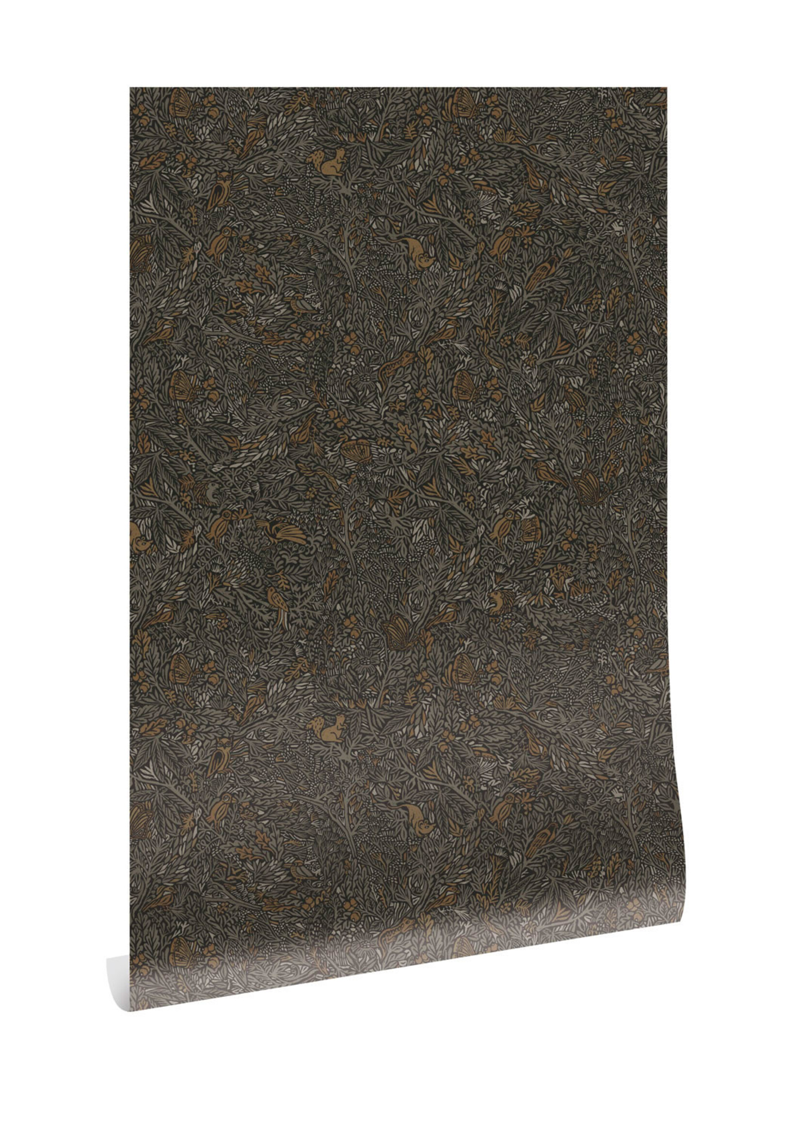 Botanisch patroon behang door Floor Rieder, 100 x 280 cm