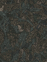 Wallpaper with botanical pattern