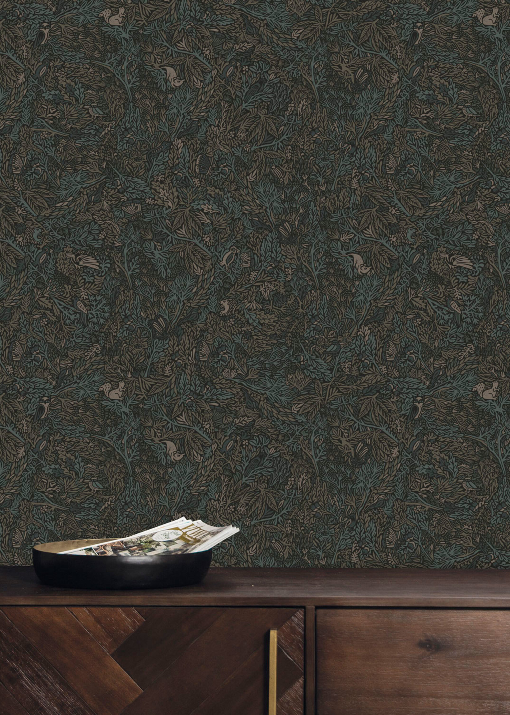 Tapete mit botanische Muster von Floor Rieder, 100 x 280 cm