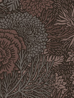Behang met botanisch patroon