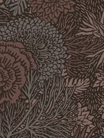 Tapete mit botanischem Muster
