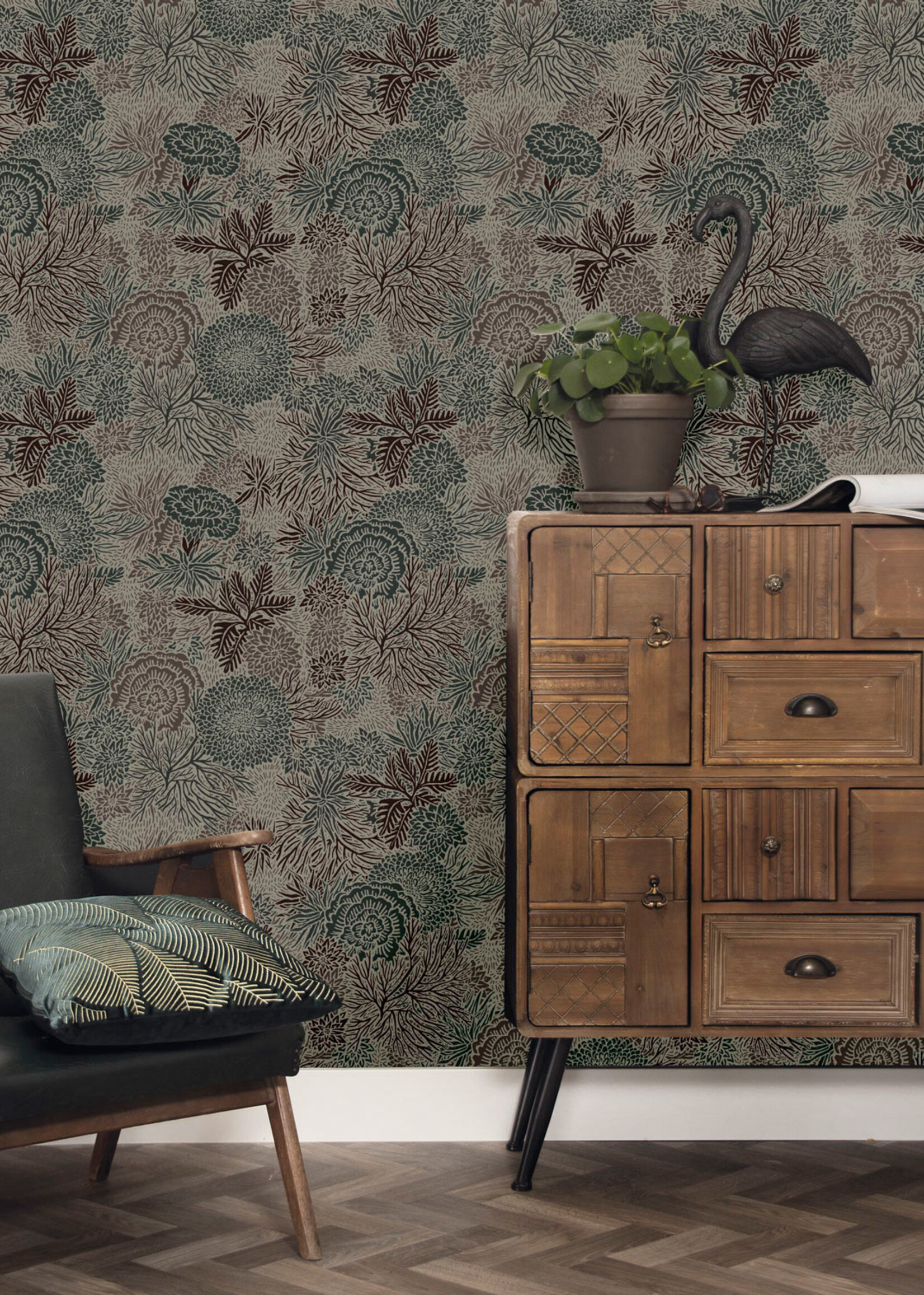 Botanical Wallpaper by Floor Rieder, 100 x 280 cm