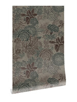 Behang met botanisch patroon