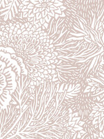 Wallpaper with subtle flowers, Nude