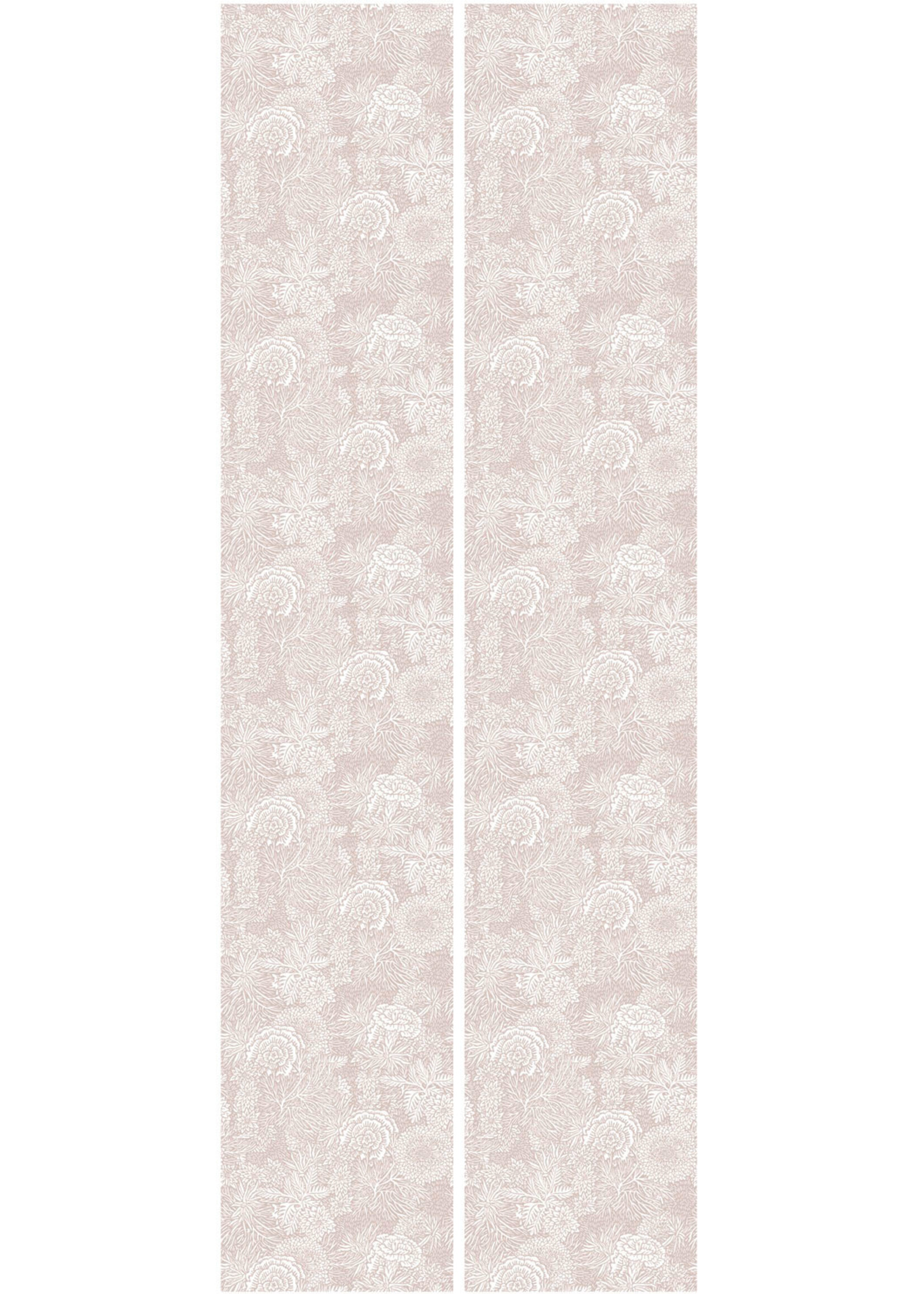 Floral wallpaper by Floor Rieder, Nude, 100 x 280 cm