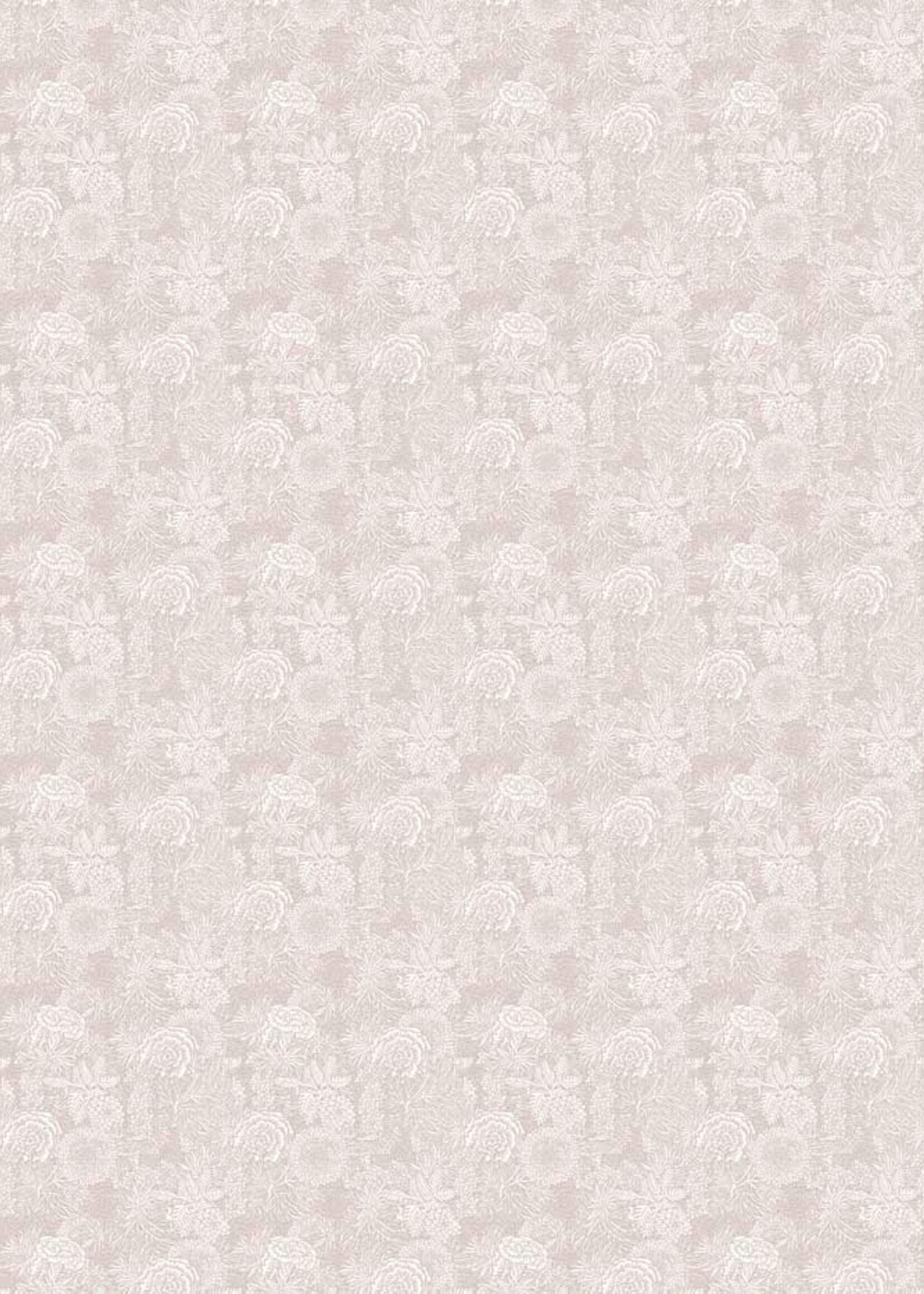 Floral wallpaper by Floor Rieder, Nude, 100 x 280 cm