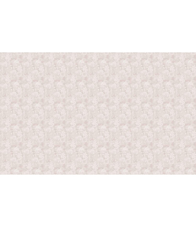 Bloemen behang van Floor Rieder, Nude, 100 x 280 cm