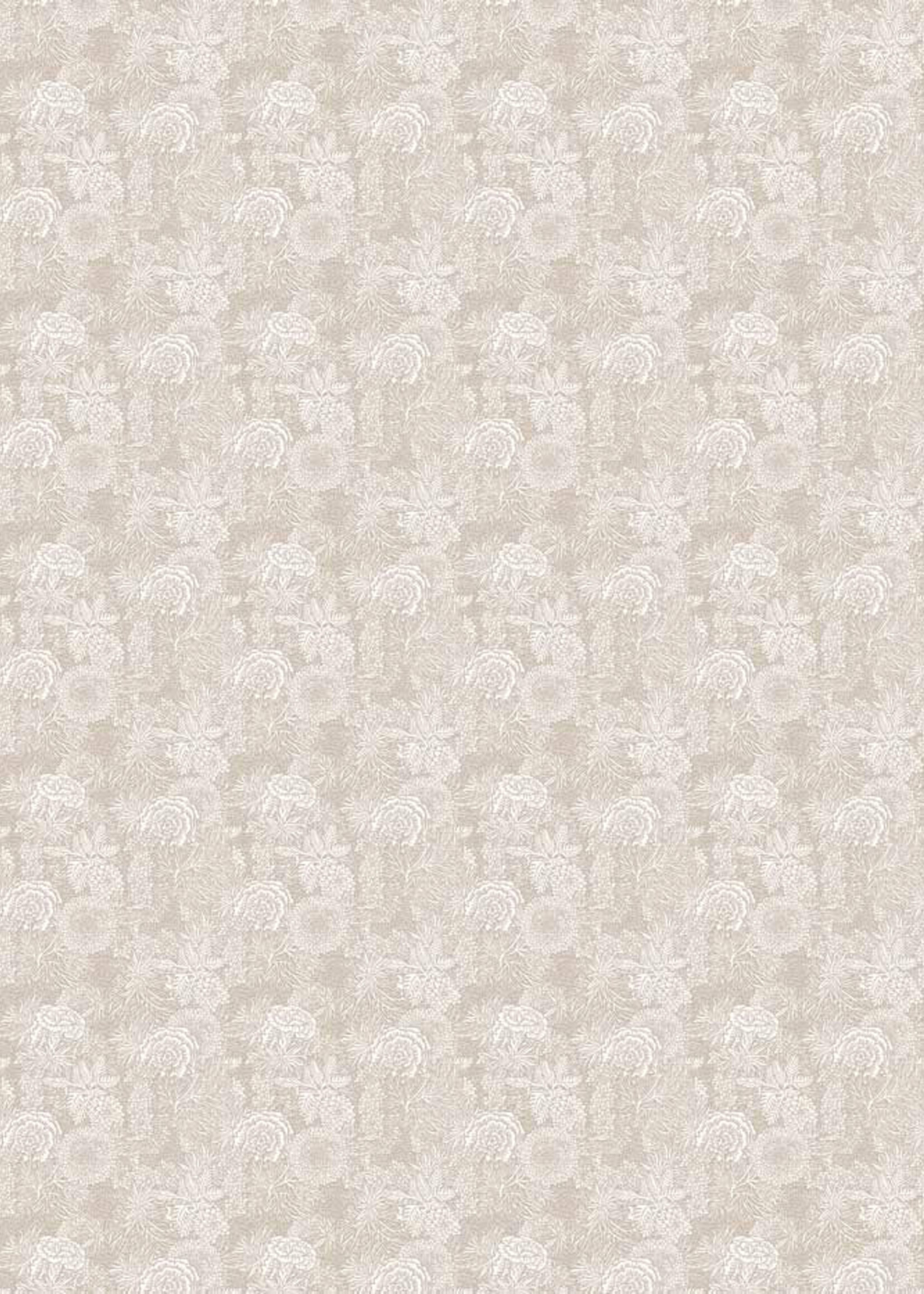 Floral wallpaper by Floor Rieder, Clay, 100 x 280 cm