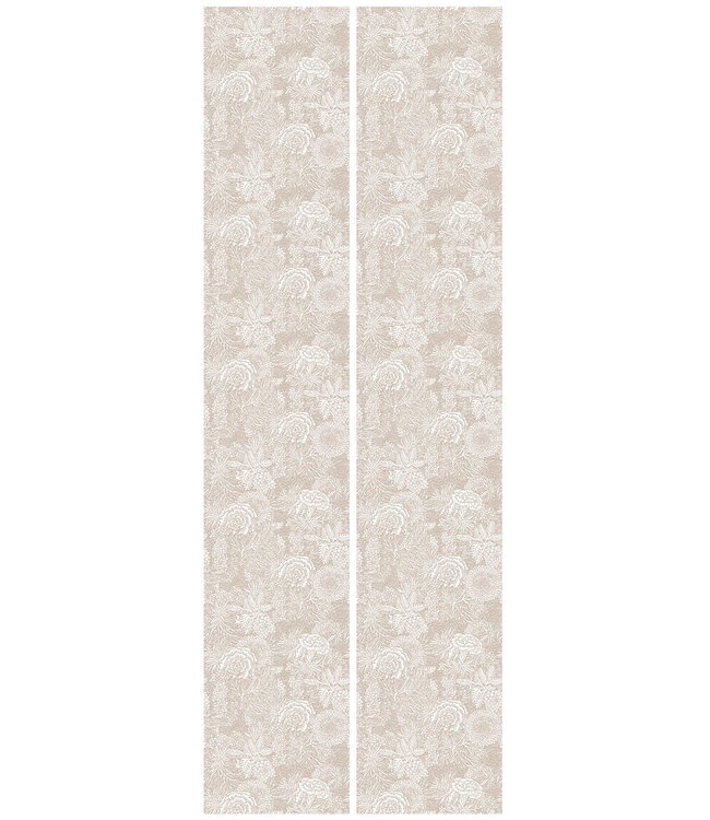 Floral wallpaper by Floor Rieder, Clay, 100 x 280 cm