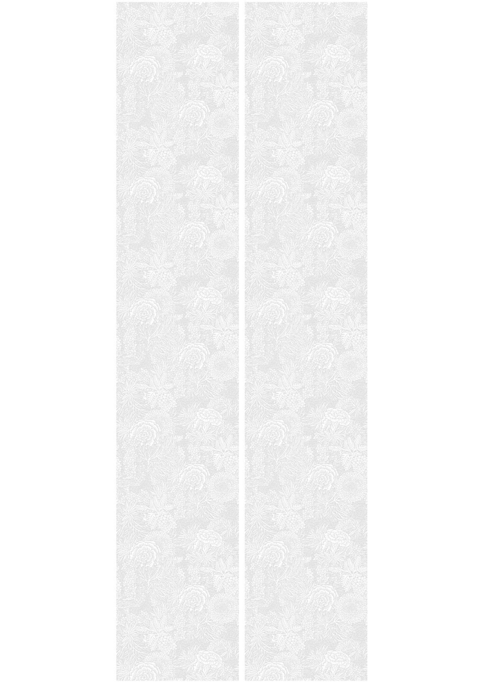 Floral wallpaper by Floor Rieder, Grey, 100 x 280 cm