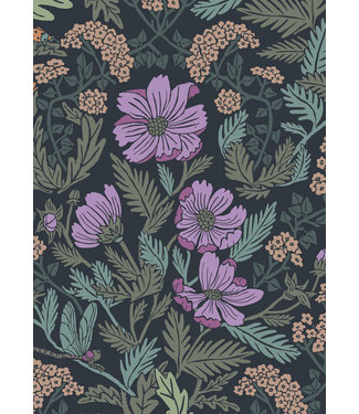 Wallpaper with botanical pattern, FR-010