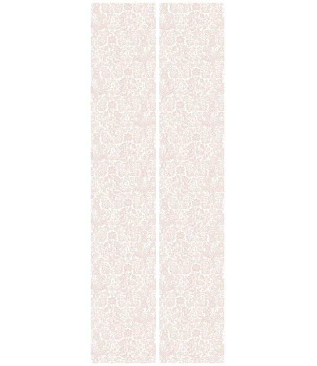 Tapete mit Blumen von Floor Rieder, Rosa, 100 x 280 cm