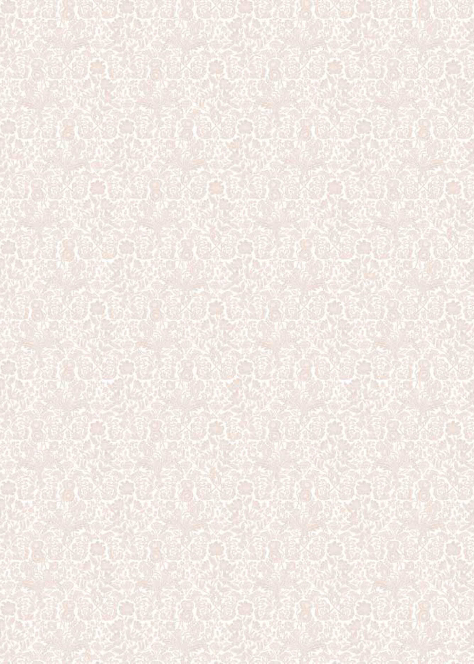 Tapete mit Blumen von Floor Rieder, Rosa, 100 x 280 cm