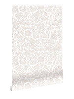 Wallpaper with subtle flowers, Sand
