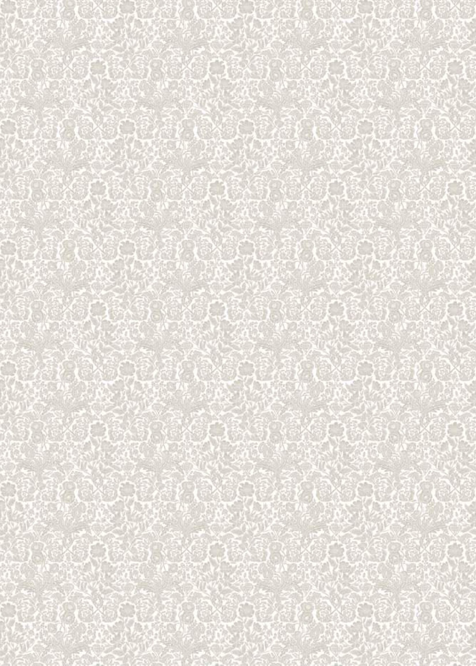 Tapete mit Blumen von Floor Rieder, Beige, 100 x 280 cm