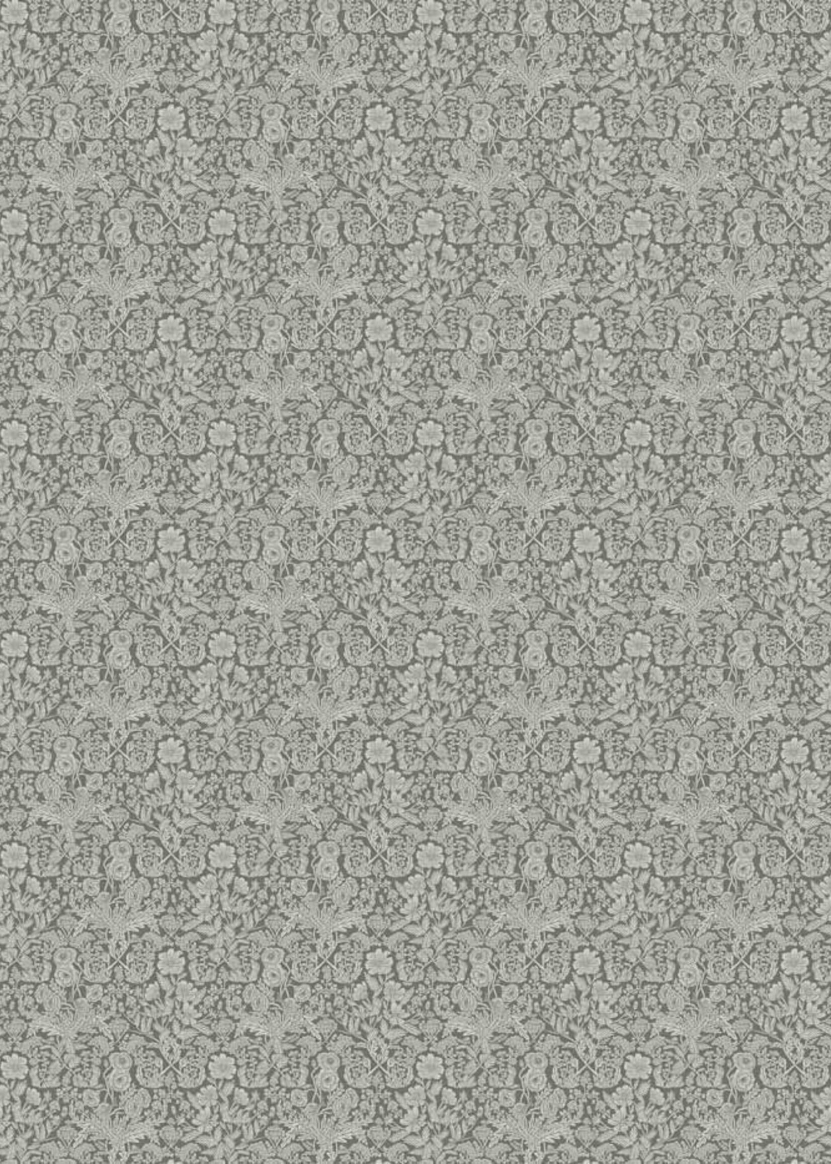 Tapete mit gezeichnetem Blumenmuster von Floor Rieder, Grün, 100 x 280 cm