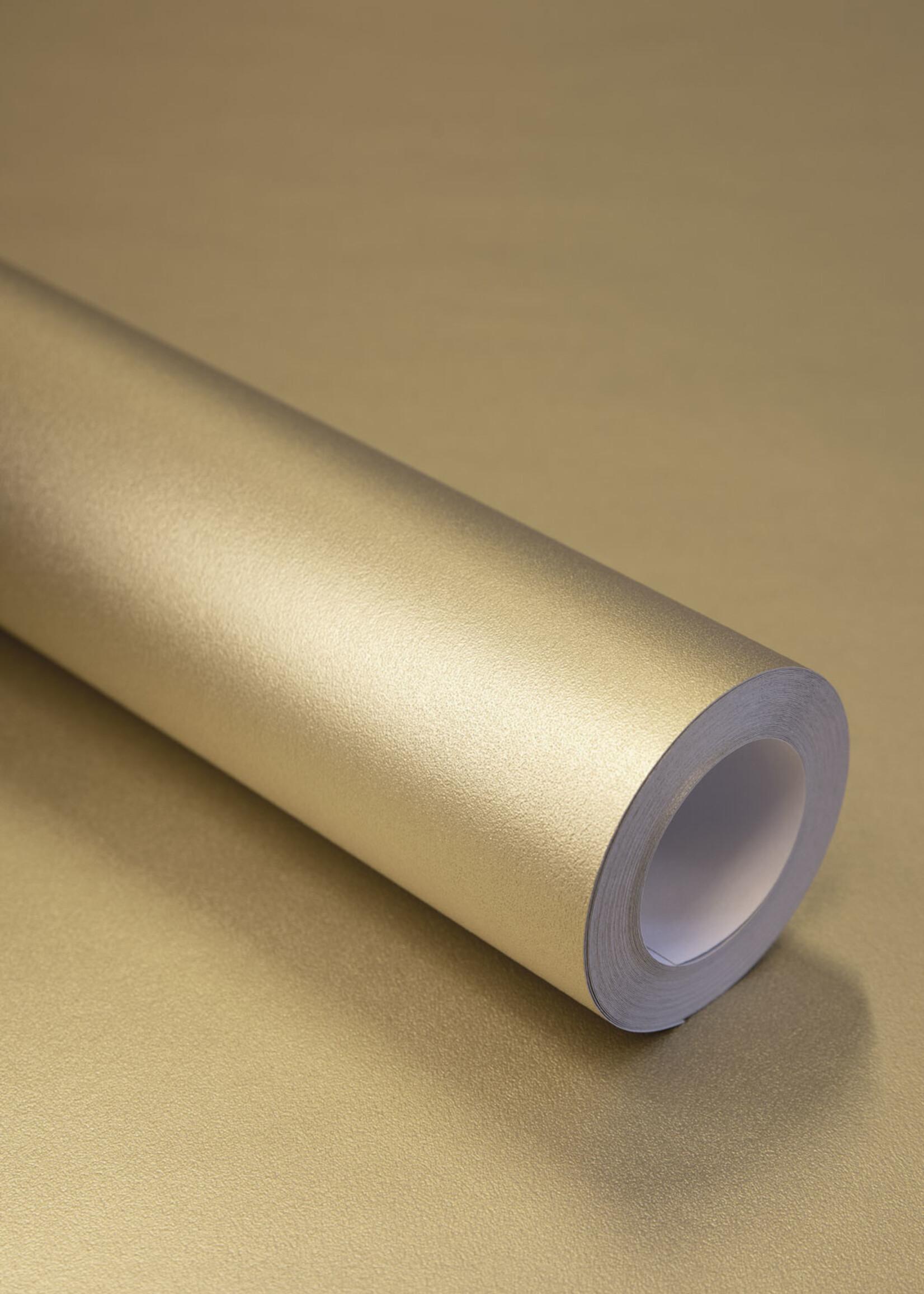 Goud metallic | Afwasbaar Golden Lines, Goud geometrisch lijnen behang, Zand, Afwasbaar, 100 x 280 cm