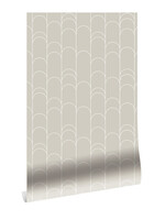 Herhaalbaar Graphic Lines, behang met grafische lijnen, Beige, WP-737