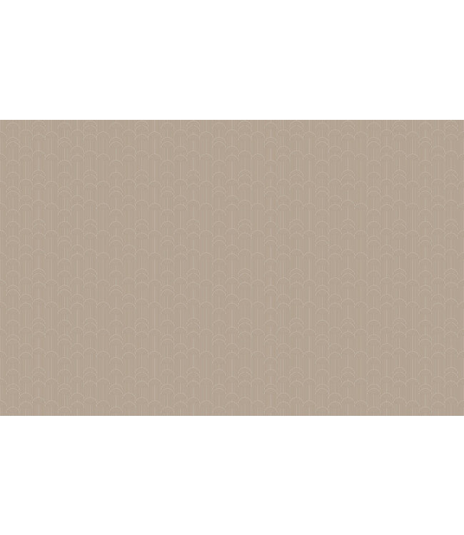 Graphic Lines wallpaper, Clay, 100 x 280 cm