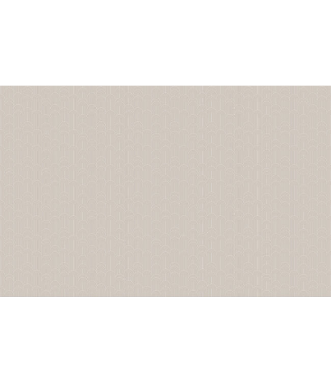 Graphic Lines, Tapete mit grafischen Linien, Sand, 100 x 280 cm