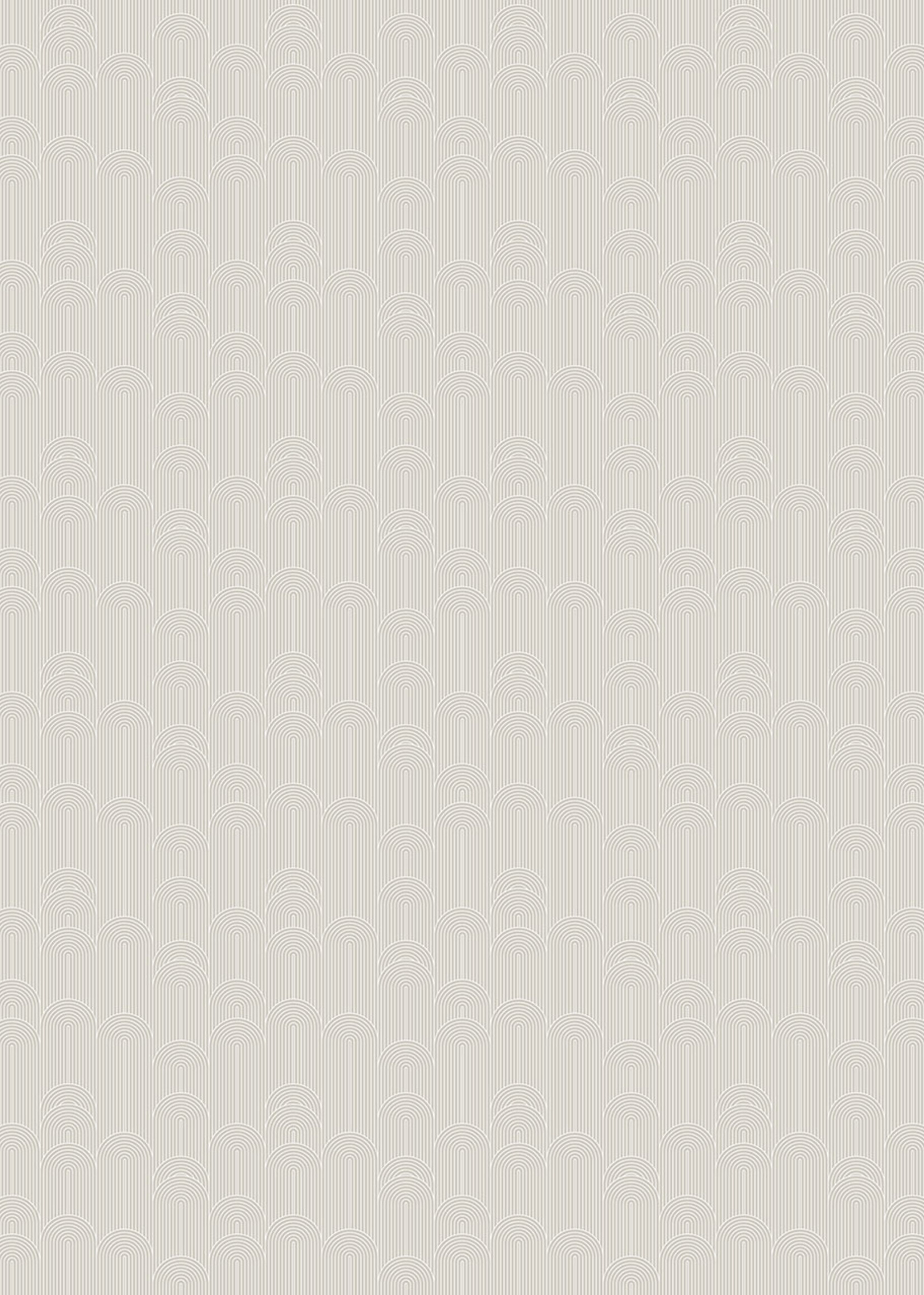 Herhaalbaar Graphic Lines wallpaper, Beige, 100 x 280 cm