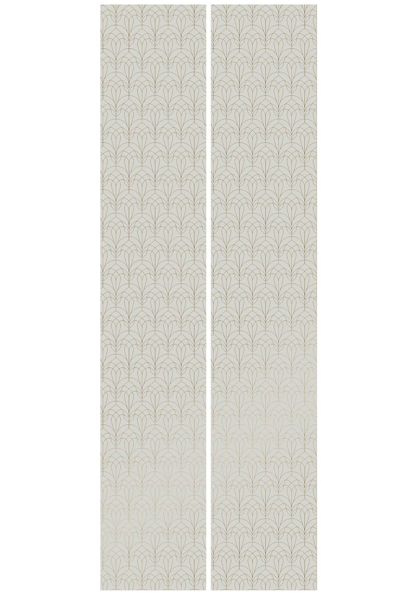Golden Lines MW083, Gold geometric lines wallpaper, Sand/Gold KEK